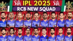 RCB Team 2025 Players